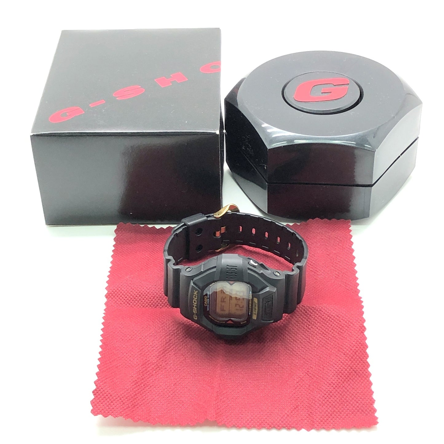 DW-8030G-1V 文字スクロール シルバー液晶 海外モデル