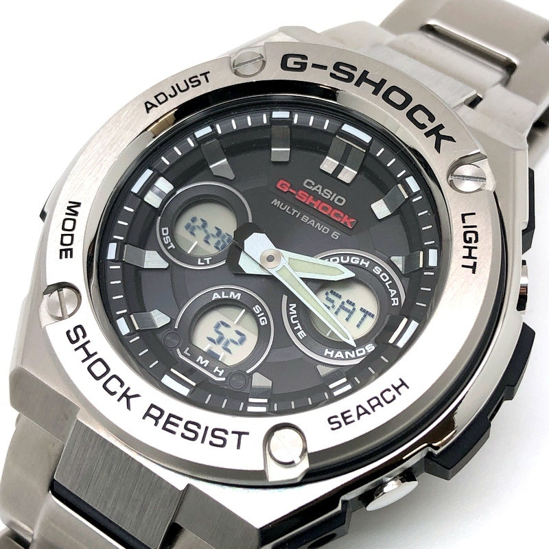 GST-W310D-1A Gスチール 電波ソーラーモデル