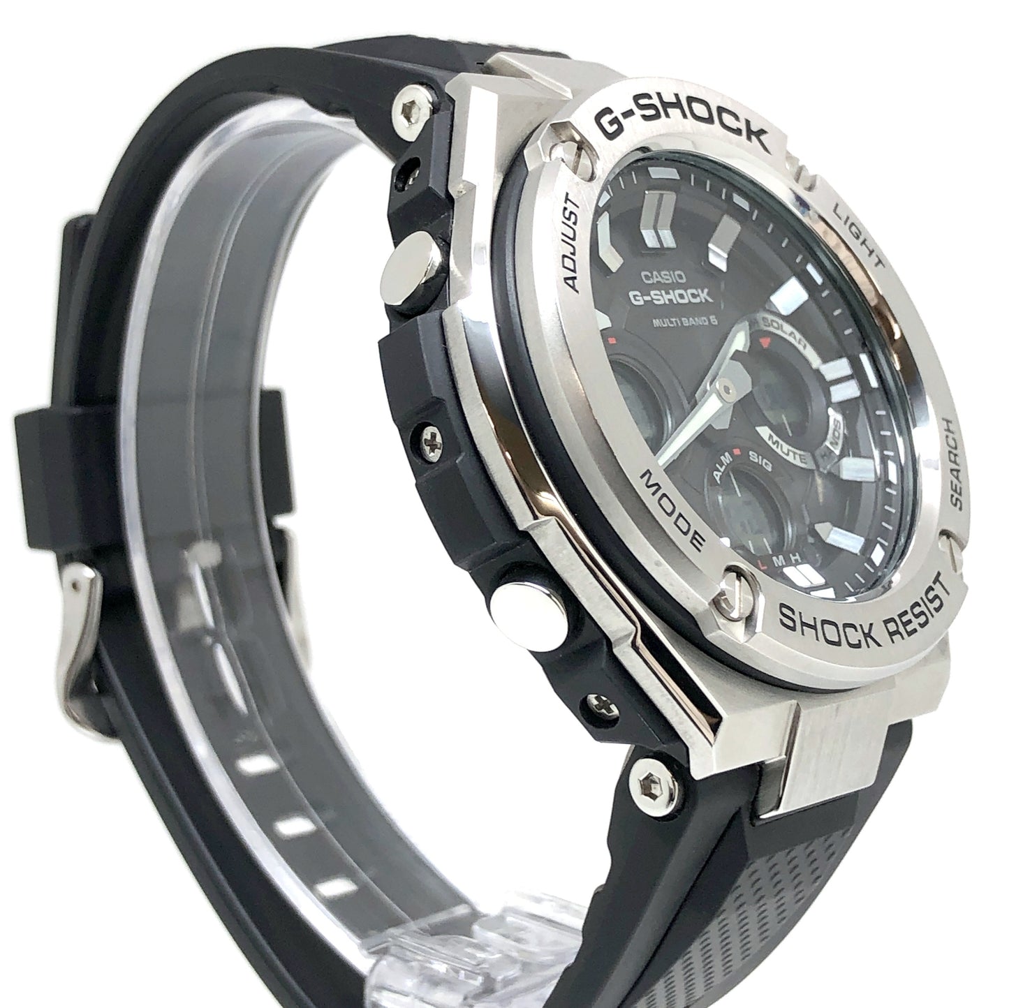 GST-W110-1AJF Gスチール 電波ソーラーモデル メタル×樹脂バンド