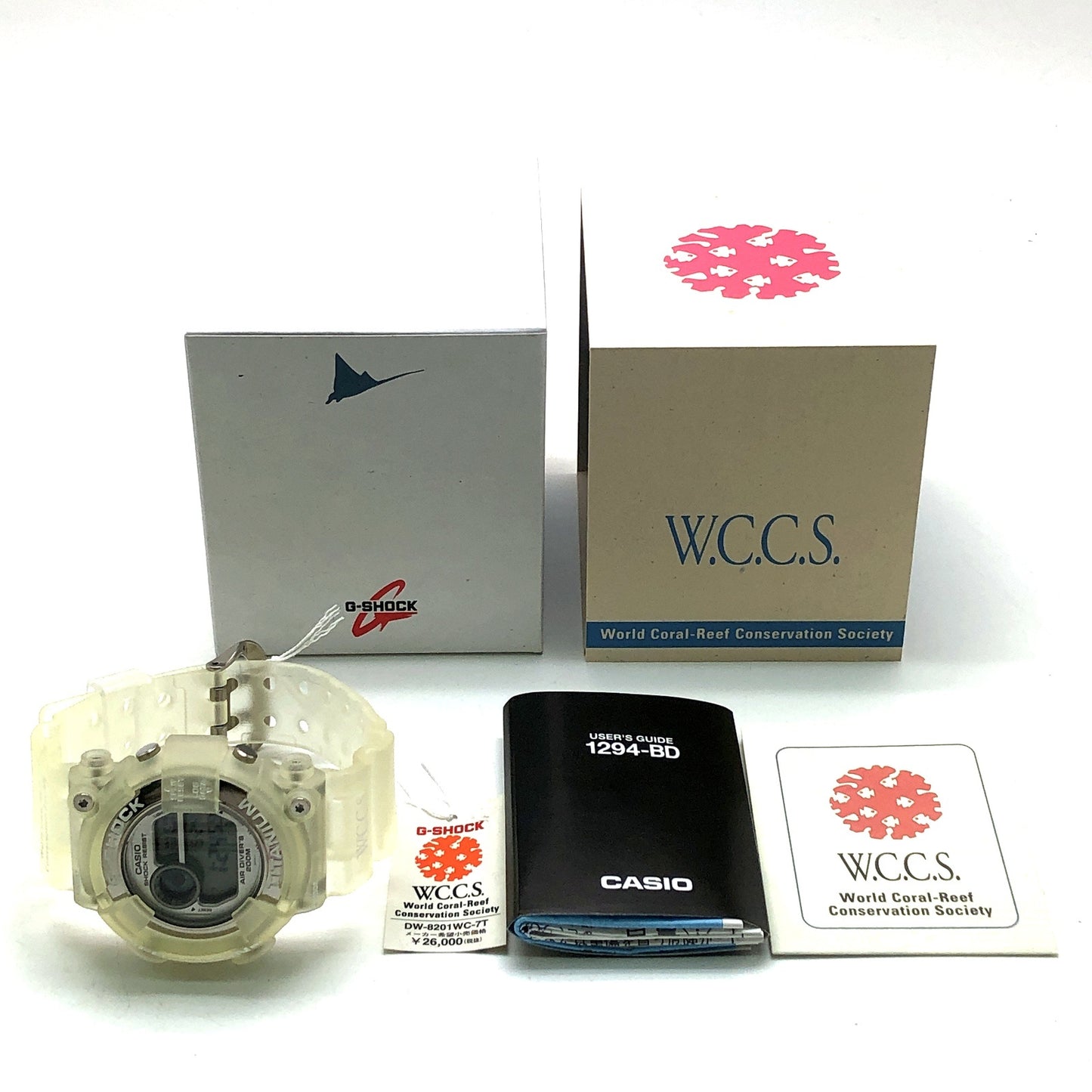 DW-8201WC-7T W.C.C.S. フロッグマン 白ロゴ トリプルマンタEL