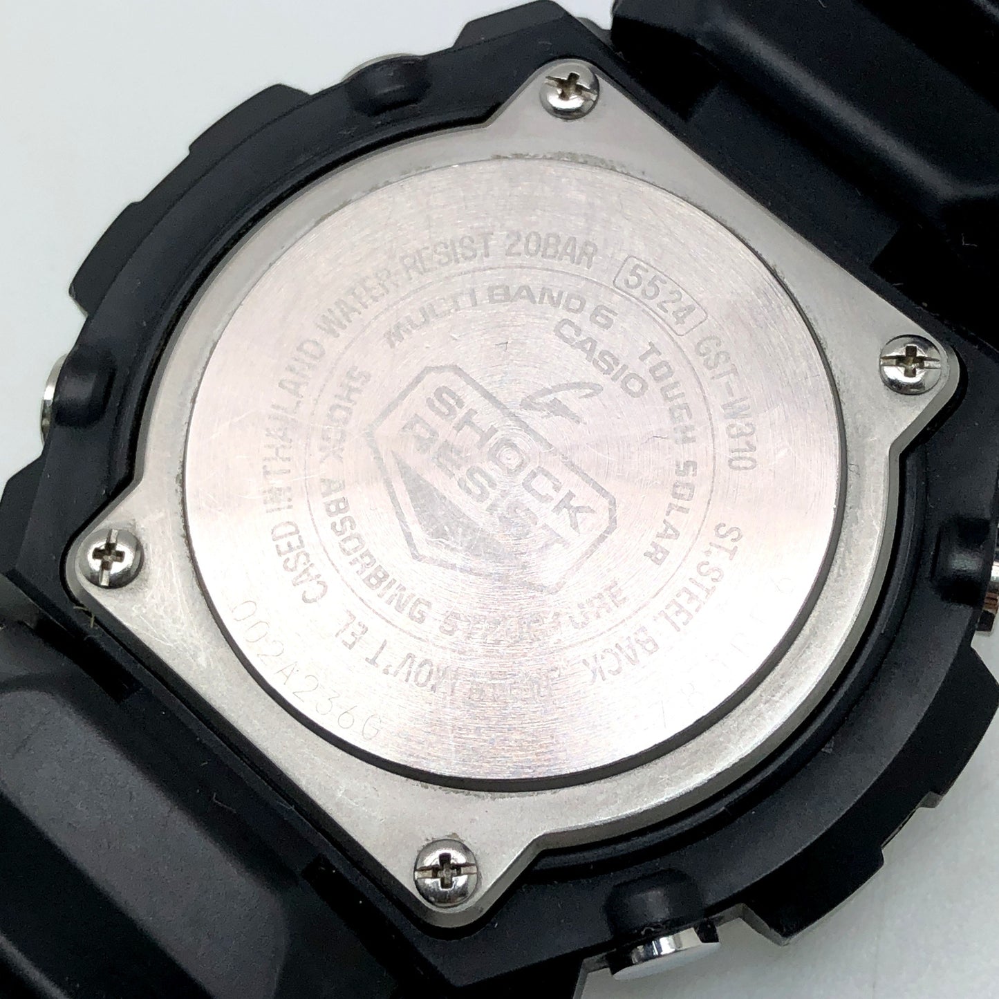 GST-W310-1A Gスチール ミッドサイズ ウレタンバンド