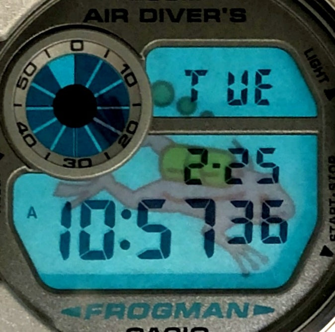 DW-8201GF-8 フロッグマン 銀蛙 シルバーメタリック塗装