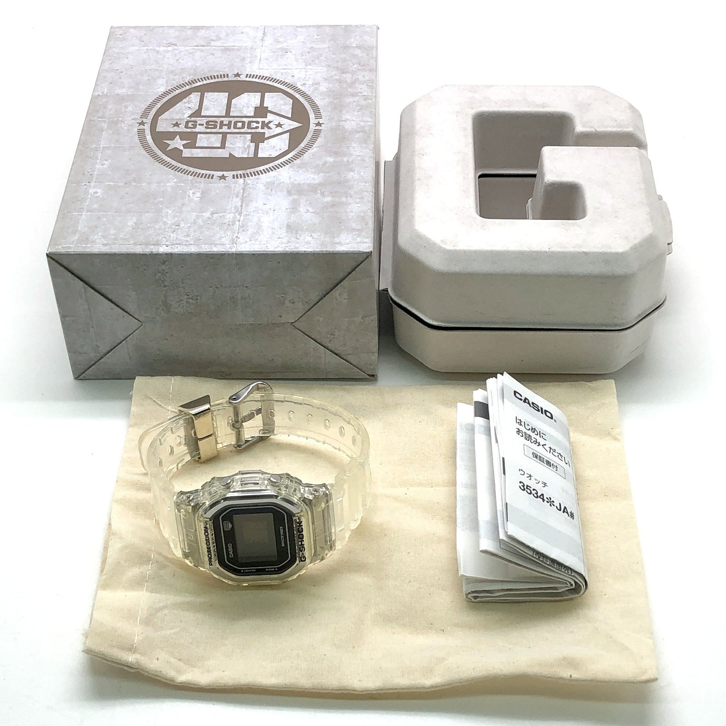 DW-5040RX-7 Gショック40周年記念 クリアリミックス