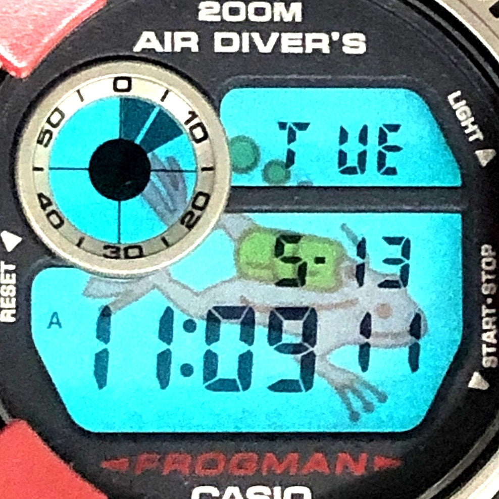 DW-8201GF-4 フロッグマン 赤蛙 パール調メタリックレッド