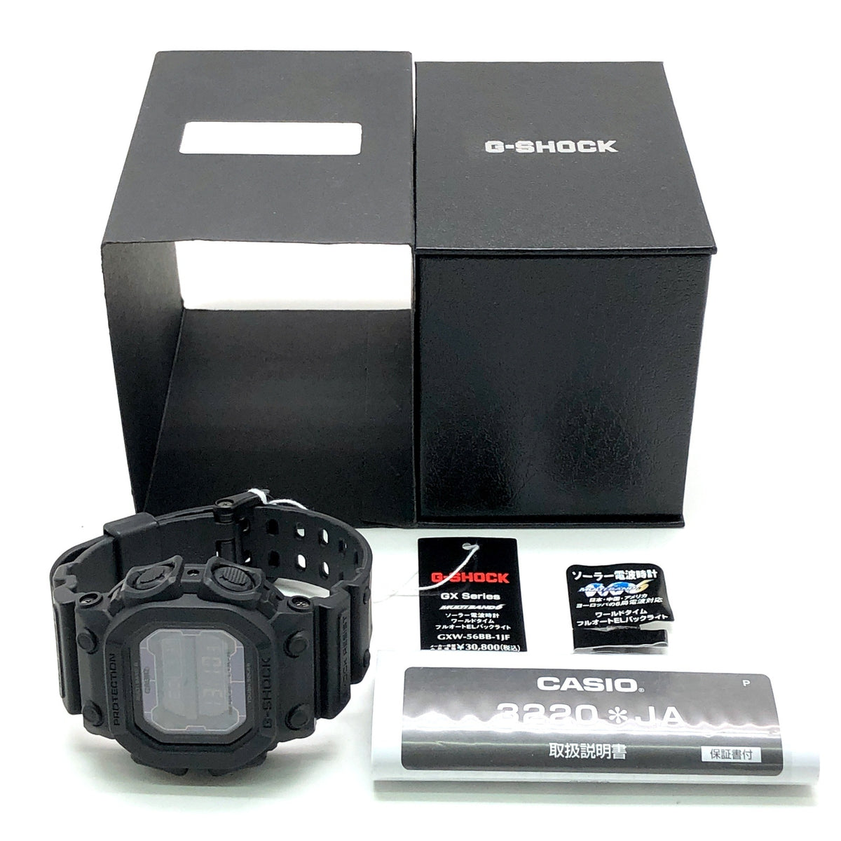 GXW-56BB-1 GXシリーズ 電波ソーラー オールブラック