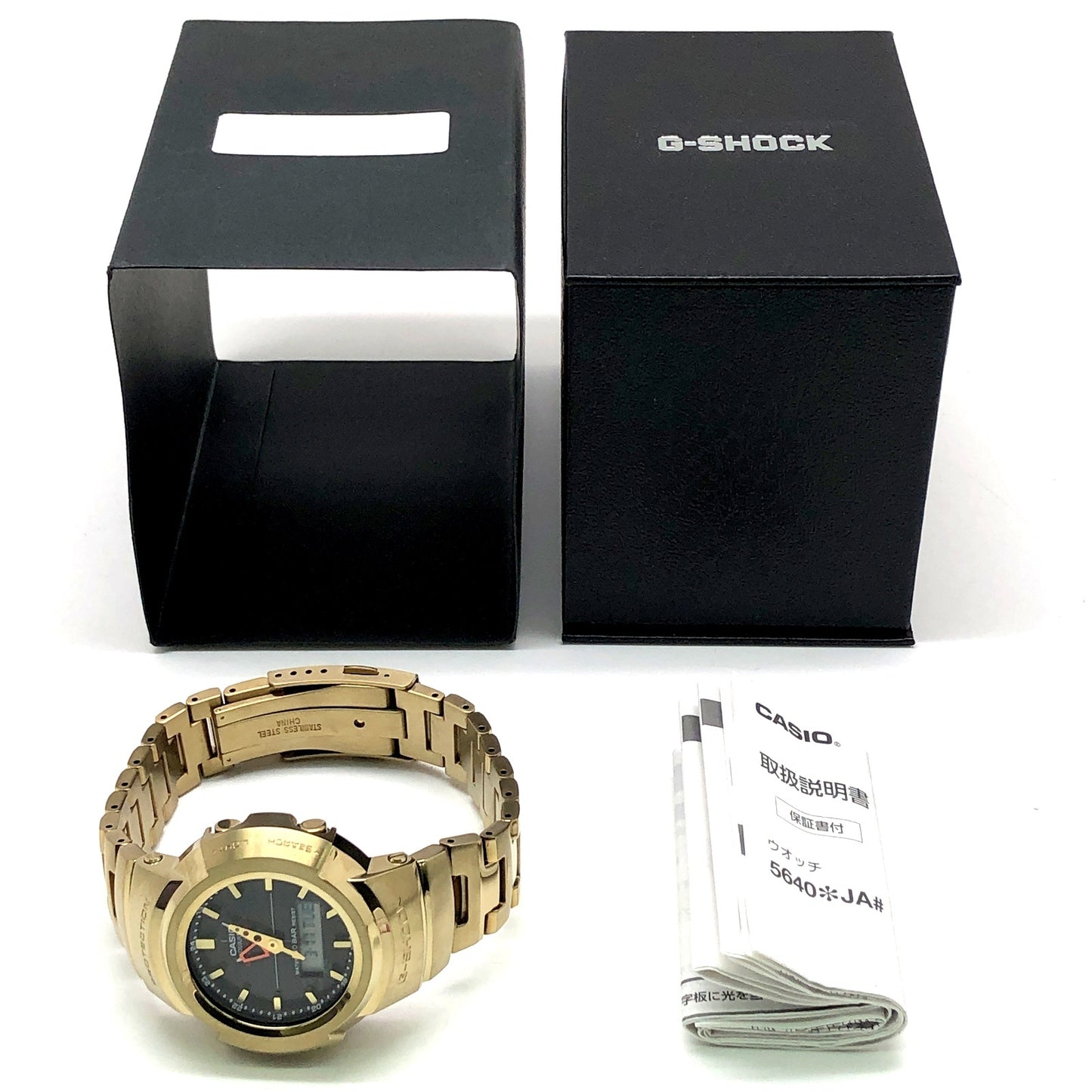 AWM-500GD-9A アナデジモデル フルメタル ゴールド