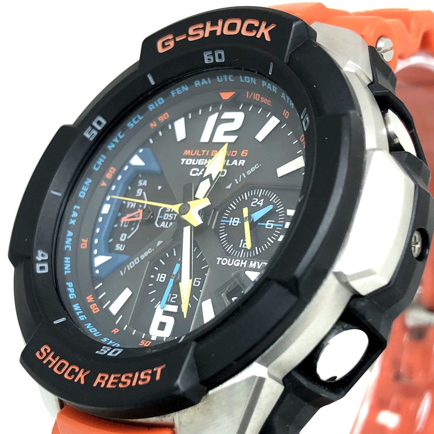 GW-3000M-4AER スカイコクピット ブラック×オレンジ