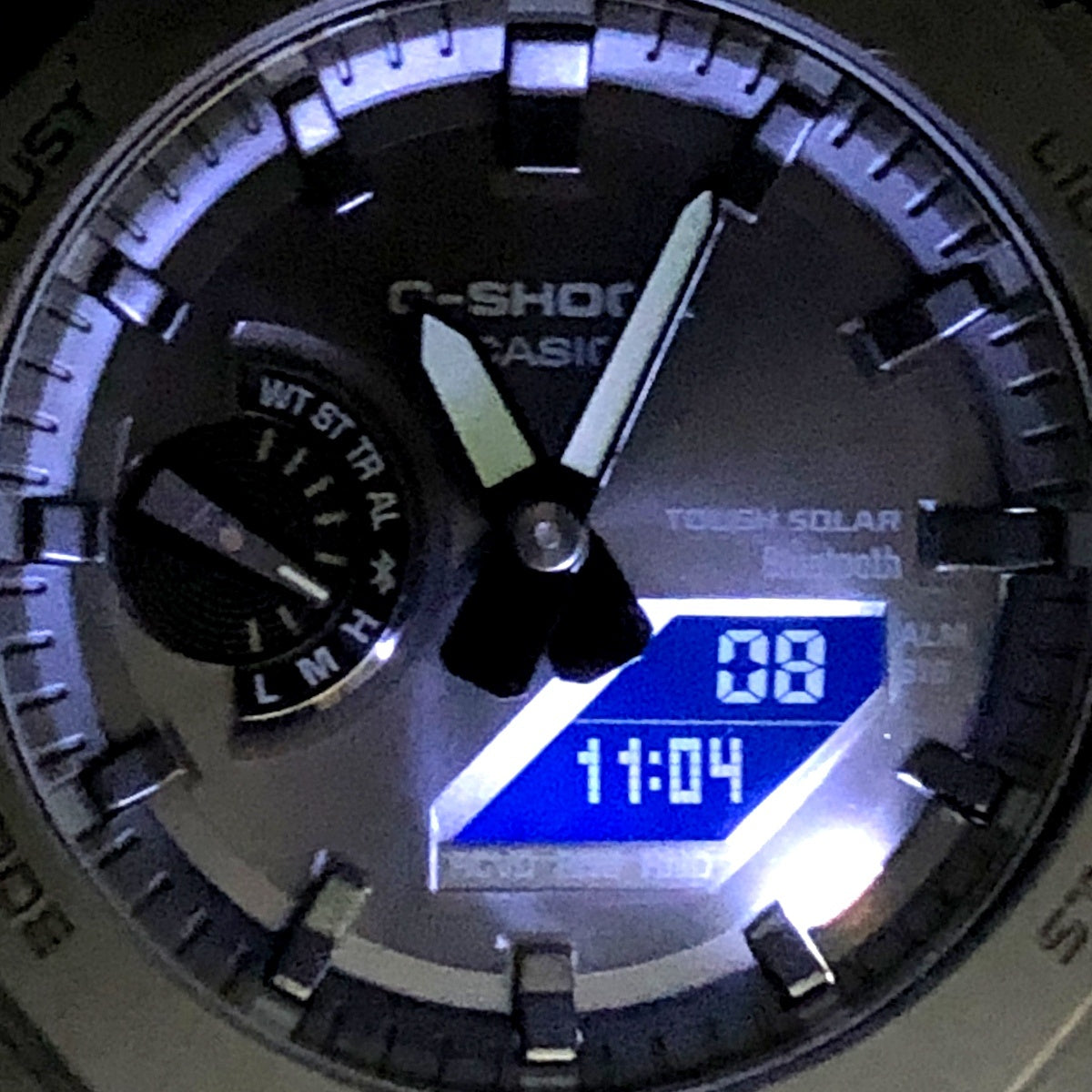 GA-B2100-1A1 Bluetooth通信機能搭載 オールブラック