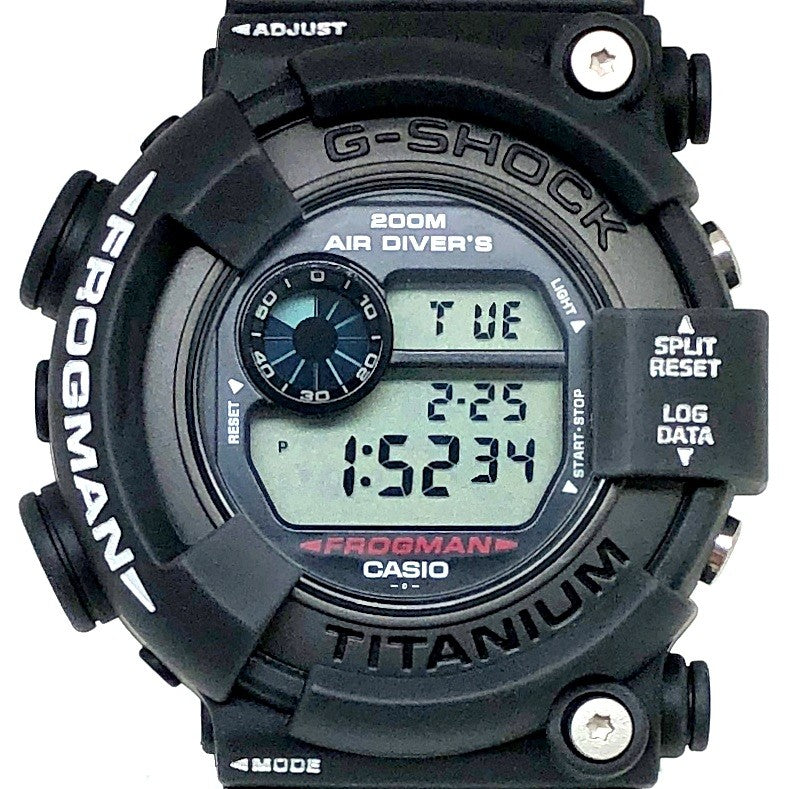 DW-8200ZU-1T フロッグマン99 白ロゴ 潜水蛙EL