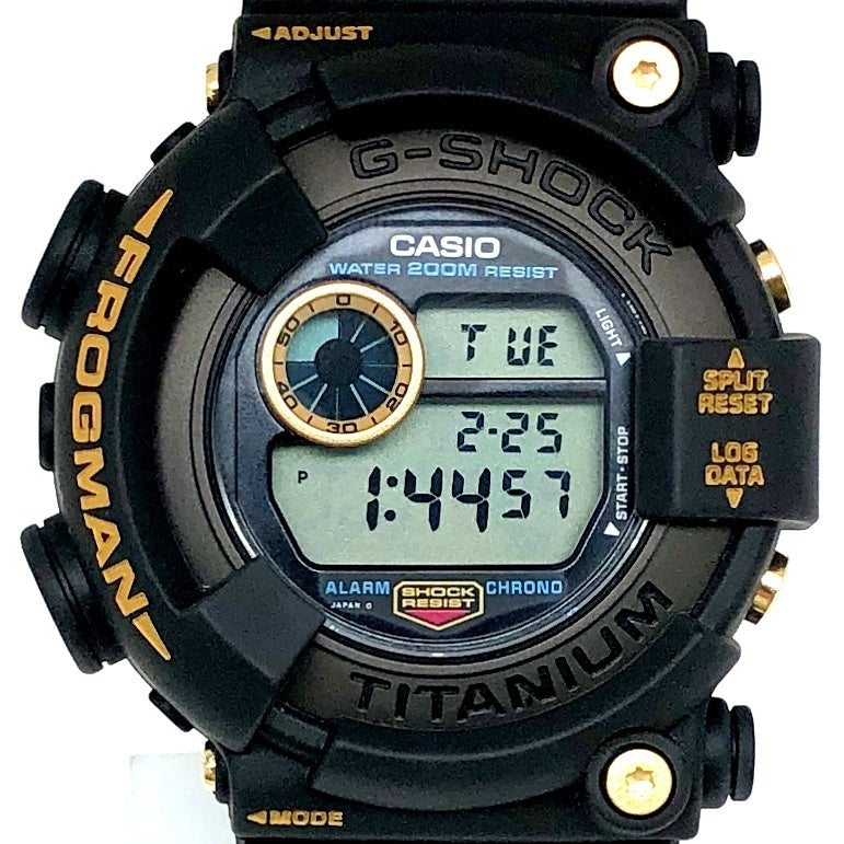 DW-8200BU-9AT フロッグマン99 黒金 潜水蛙EL