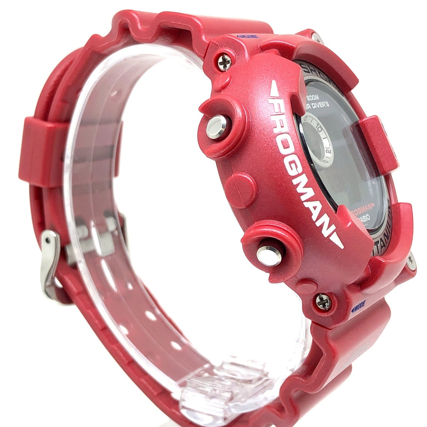DW-8201GF-4 フロッグマン 赤蛙 パール調メタリックレッド