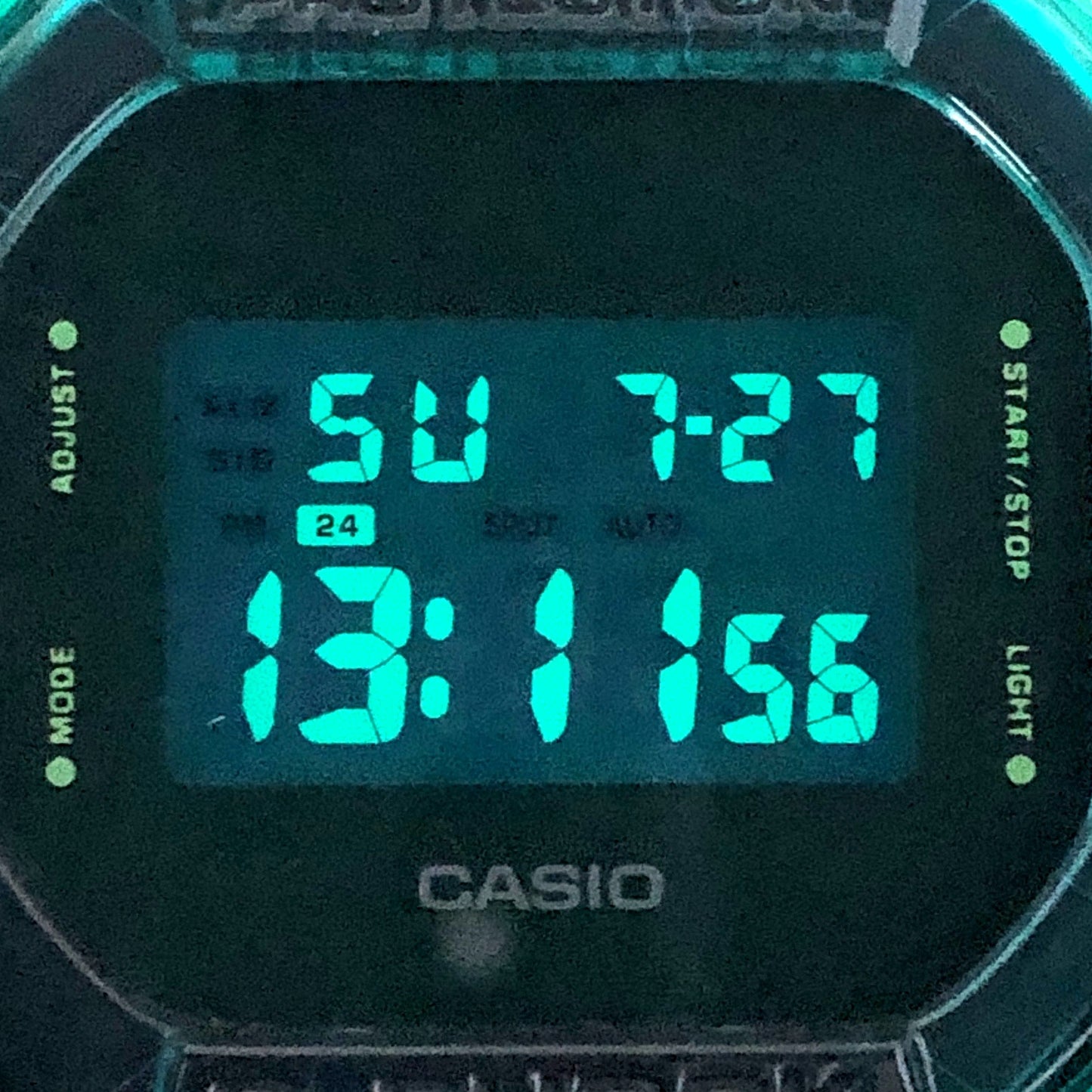 DW-5600SB-3 カラースケルトンシリーズ