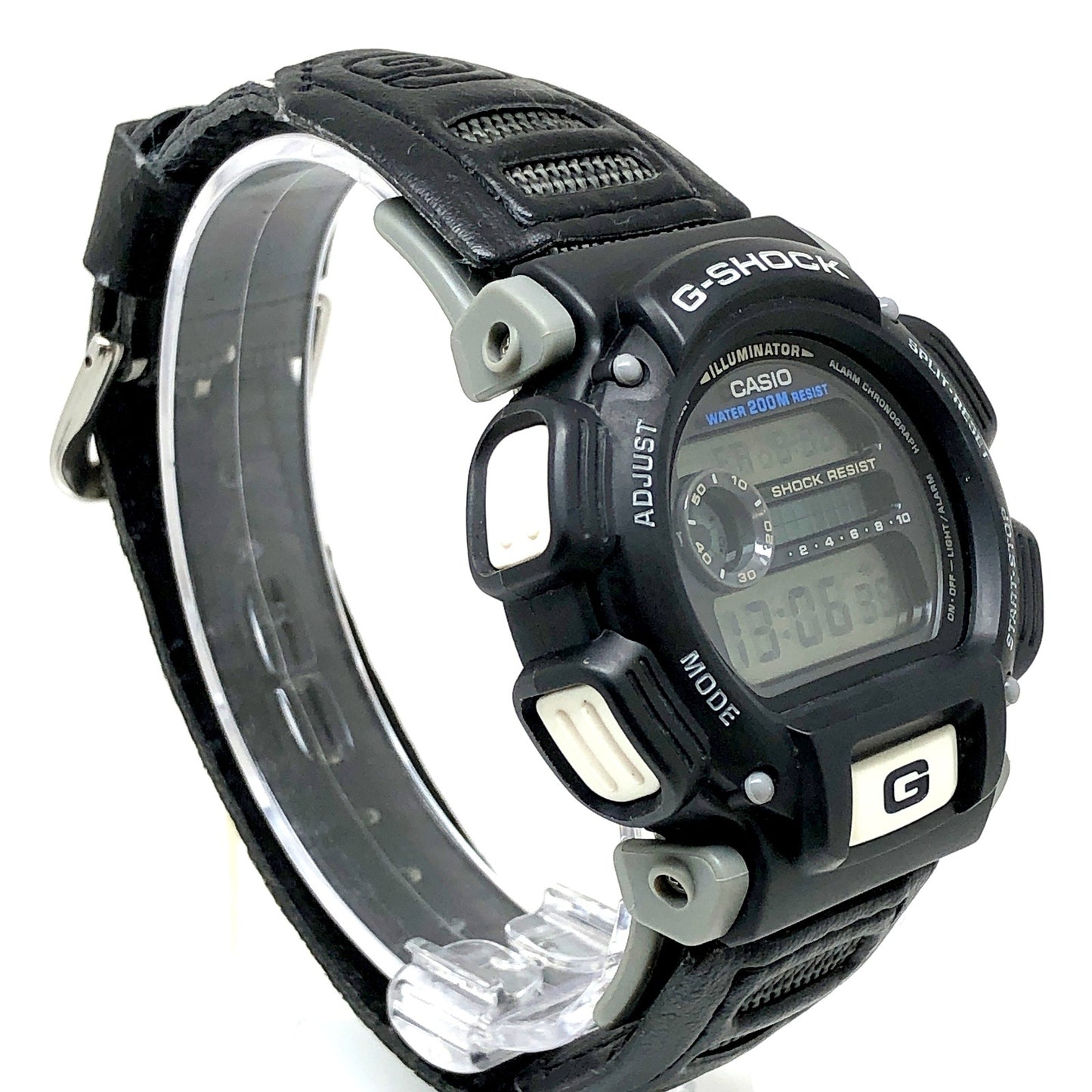 DW-9000B-1B8V 合成皮革バンド 海外モデル