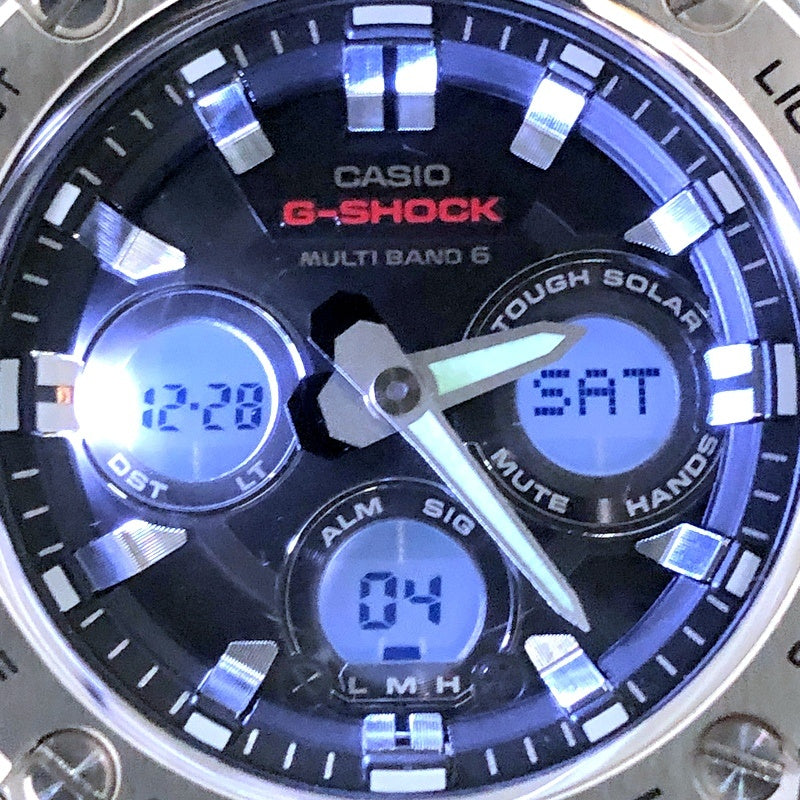 GST-W310D-1A Gスチール 電波ソーラーモデル