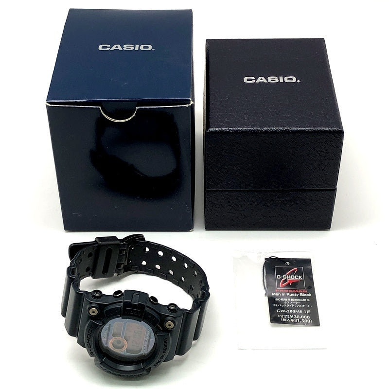 GW-200MS-1 フロッグマン メンインラスティブラック