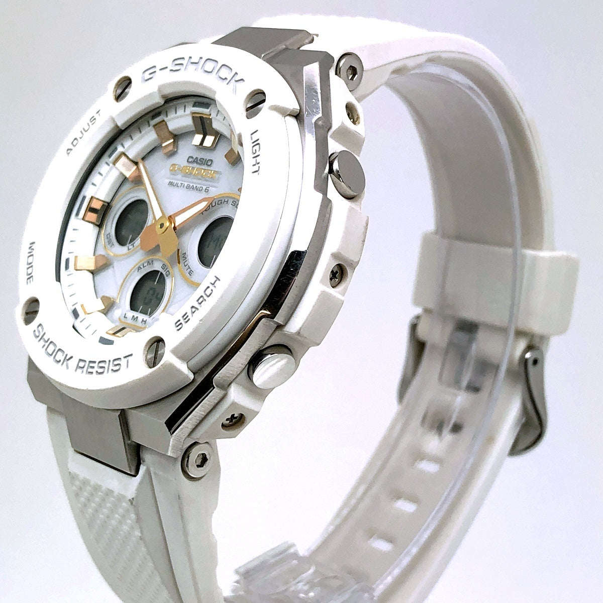 GST-W300-7A Gスチール メタル×樹脂バンド