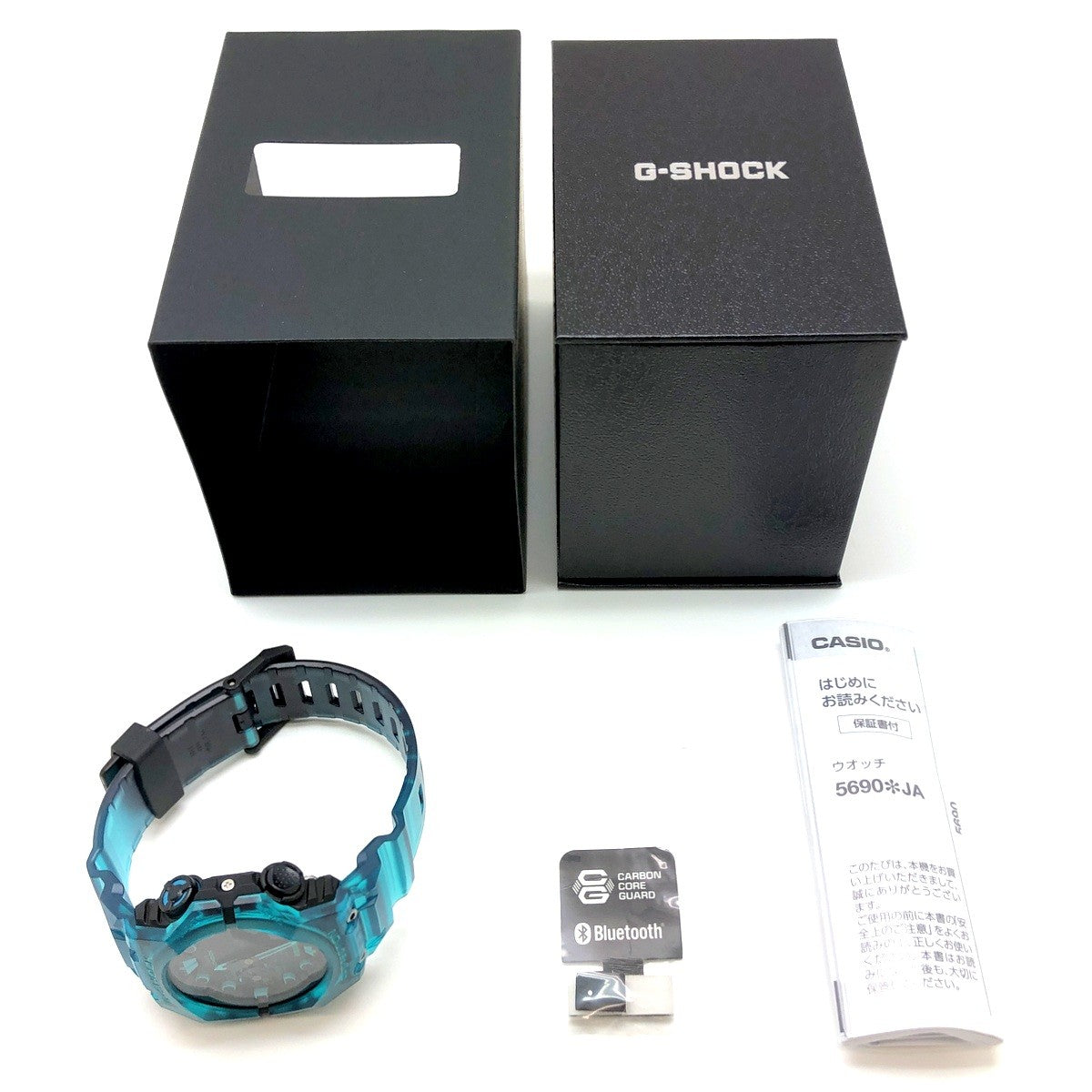GA-B001G-2A スケルトンカラー Bluetooth搭載
