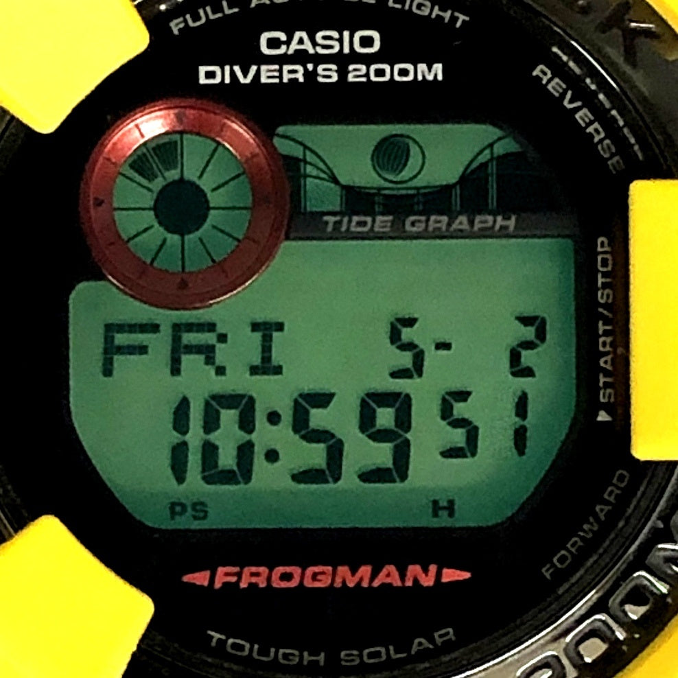 GF-8230E-9 30周年記念 フロッグマン ライトニングイエロー