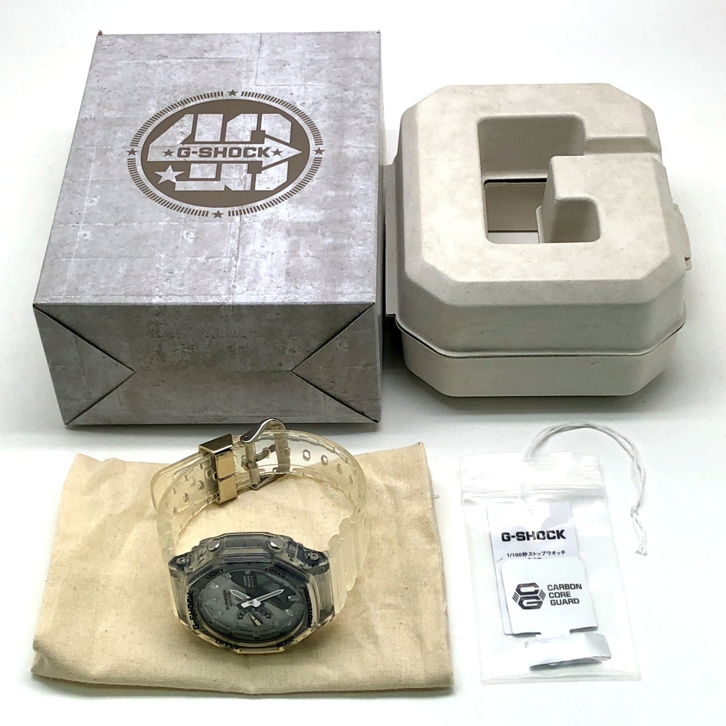 GA-2140RX-7A Gショック40周年記念 クリアリミックス カシオーク