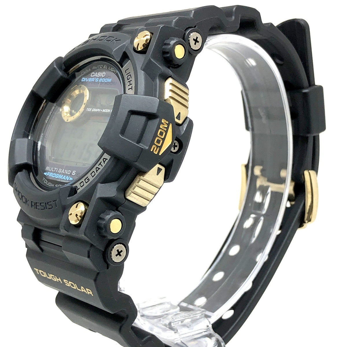 GWF-1000G-1 フロッグマン 電波ソーラー黒金蛙