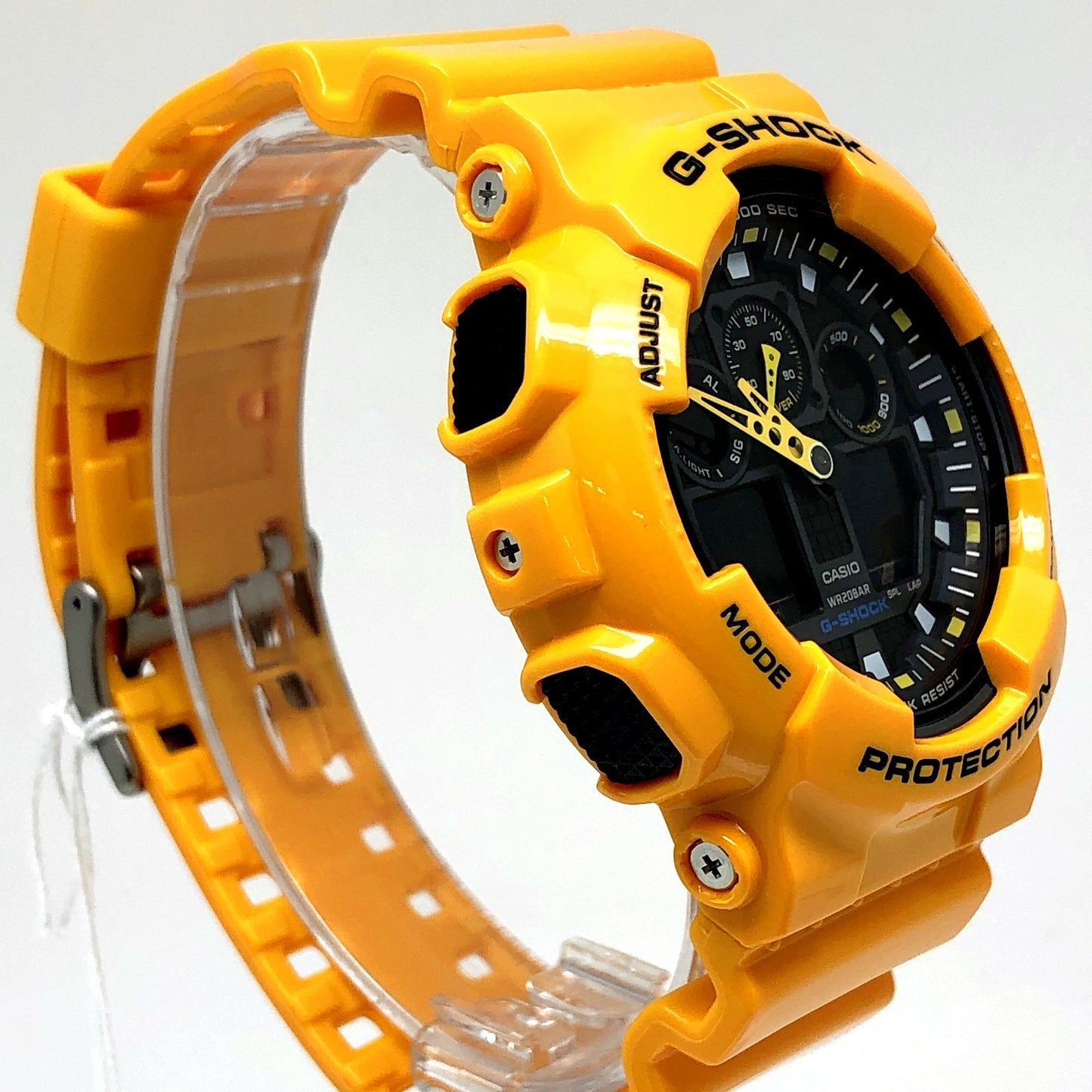 GA-100A-9A アナデジモデル イエローカラーモデル