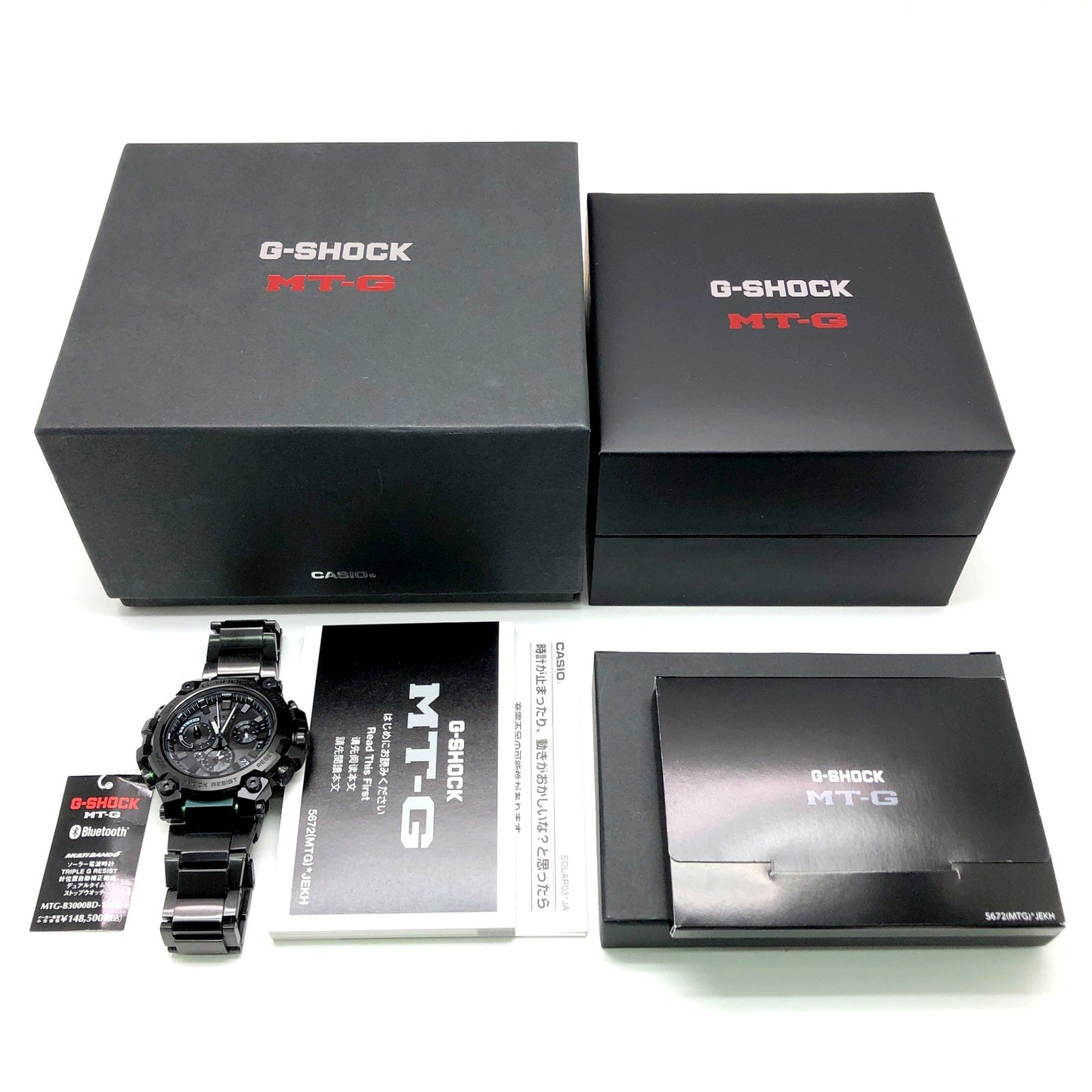 MTG-B3000BD-1A2 MT-G 電波ソーラー Bluetooth搭載モデル