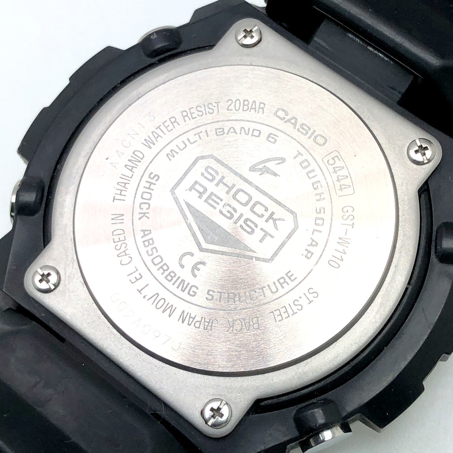 GST-W110-1AJF Gスチール 電波ソーラーモデル メタル×樹脂バンド
