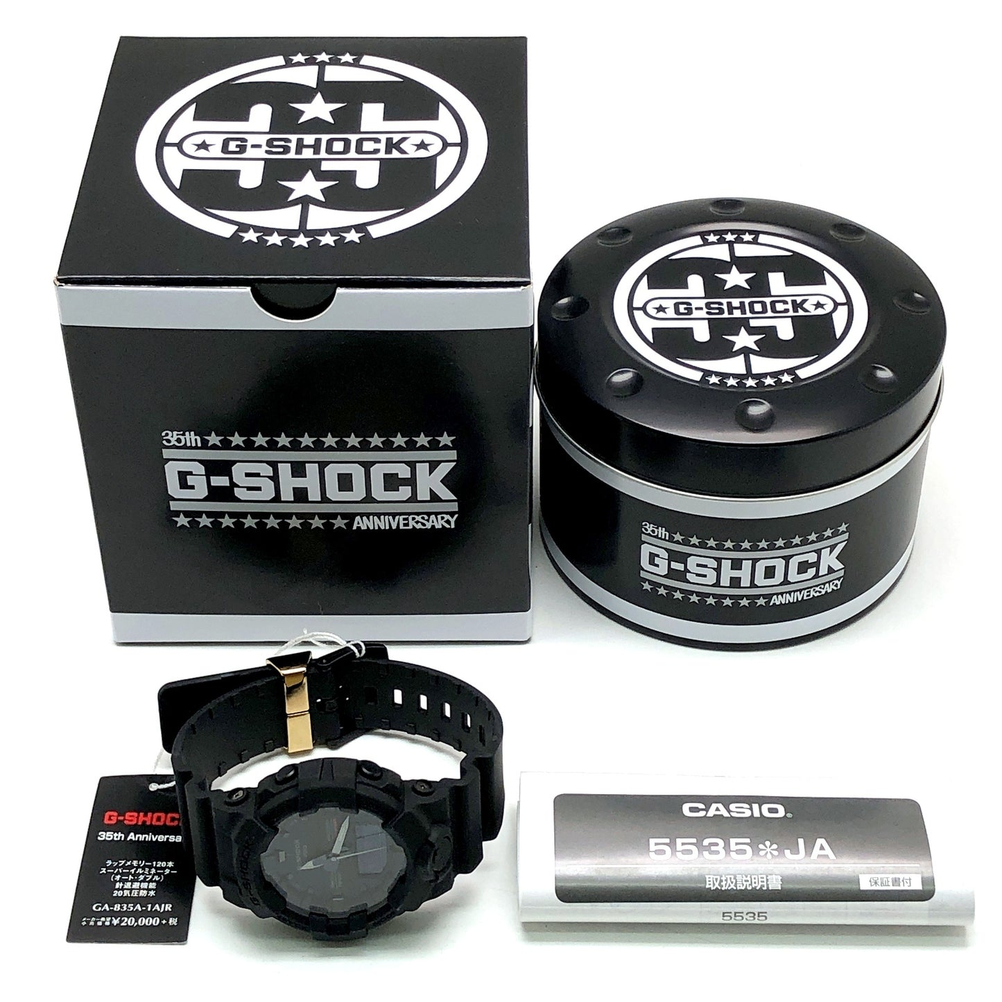 GA-835A-1A Gショック35周年記念 ビッグバンブラック