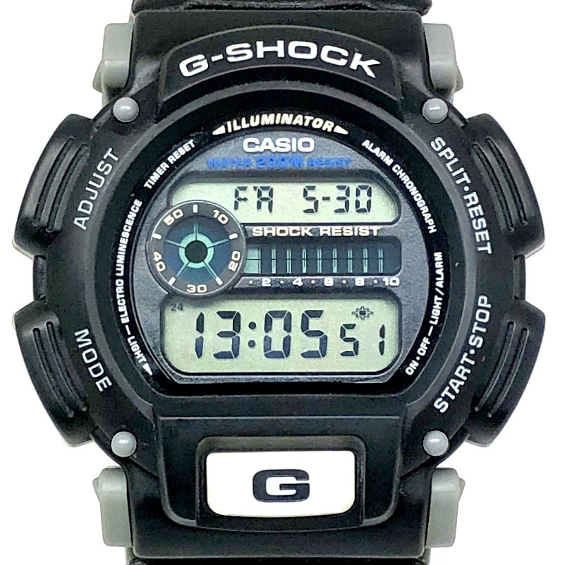 DW-9000B-1B8V 合成皮革バンド 海外モデル