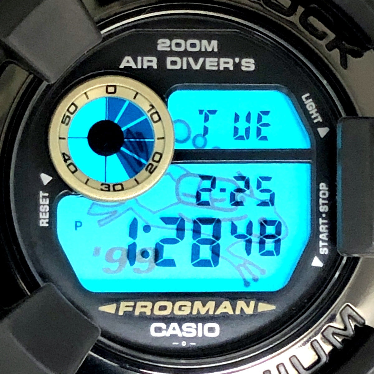 DW-8200BMU-1T フロッグマン99 金ロゴ 潜水蛙EL