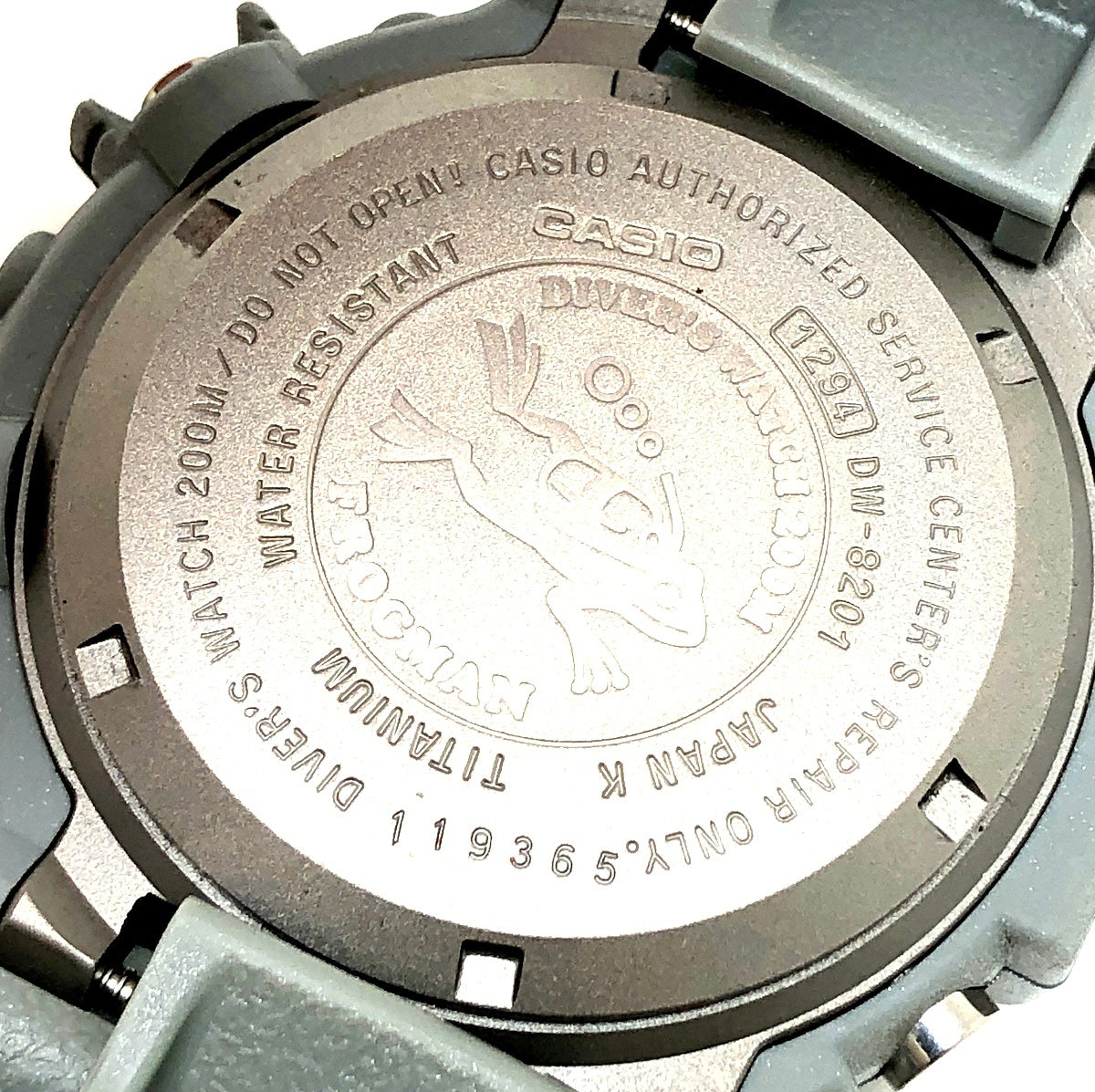 DW-8201GF-8 フロッグマン 銀蛙 シルバーメタリック塗装