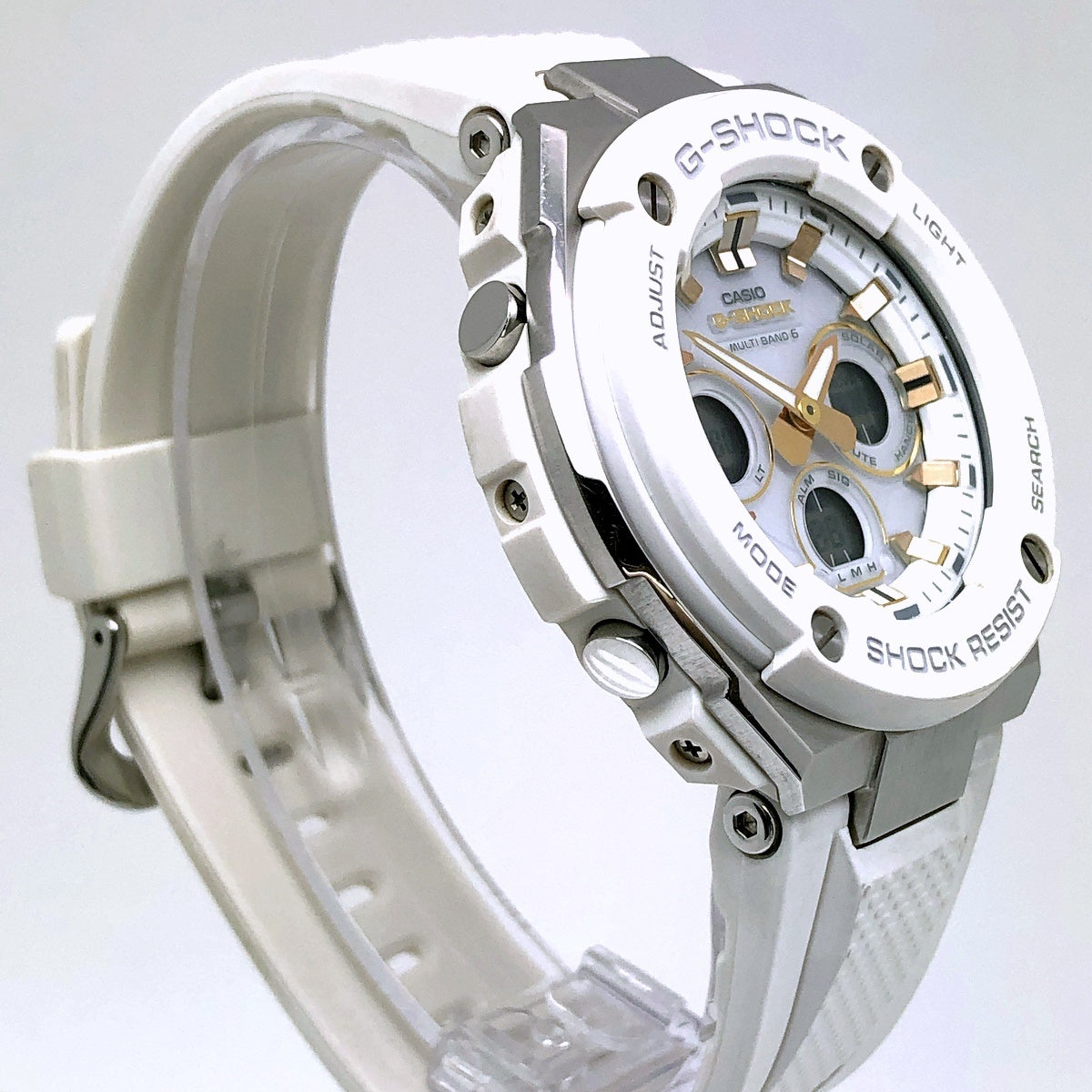 GST-W300-7A Gスチール メタル×樹脂バンド