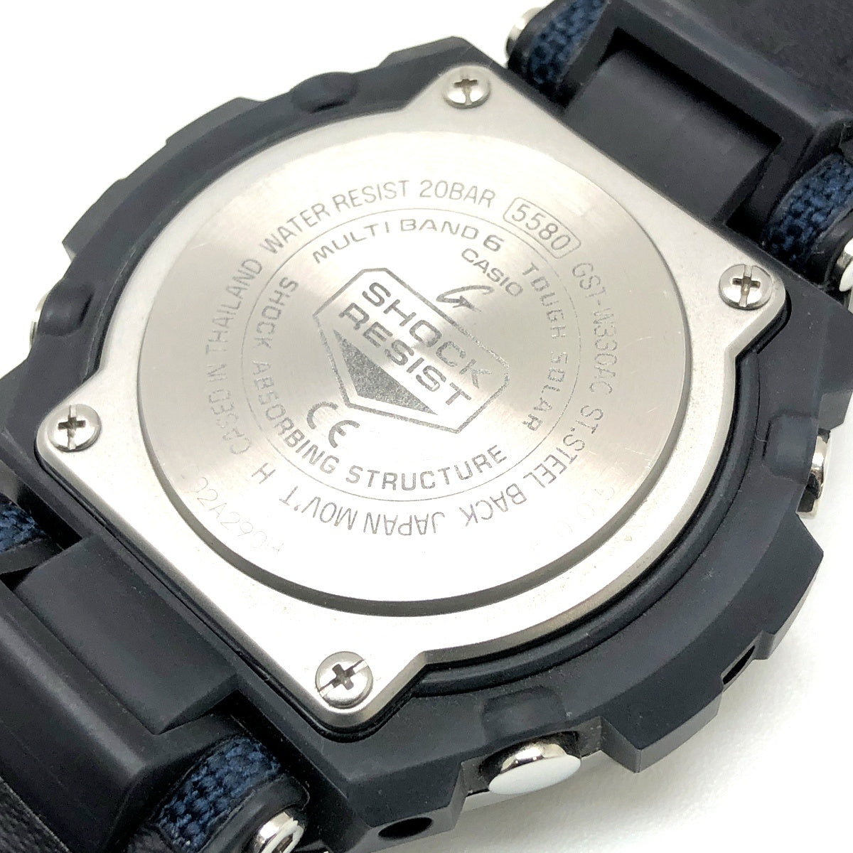 GST-W330AC-2A Gスチール メタルベゼル タフレザーバンド
