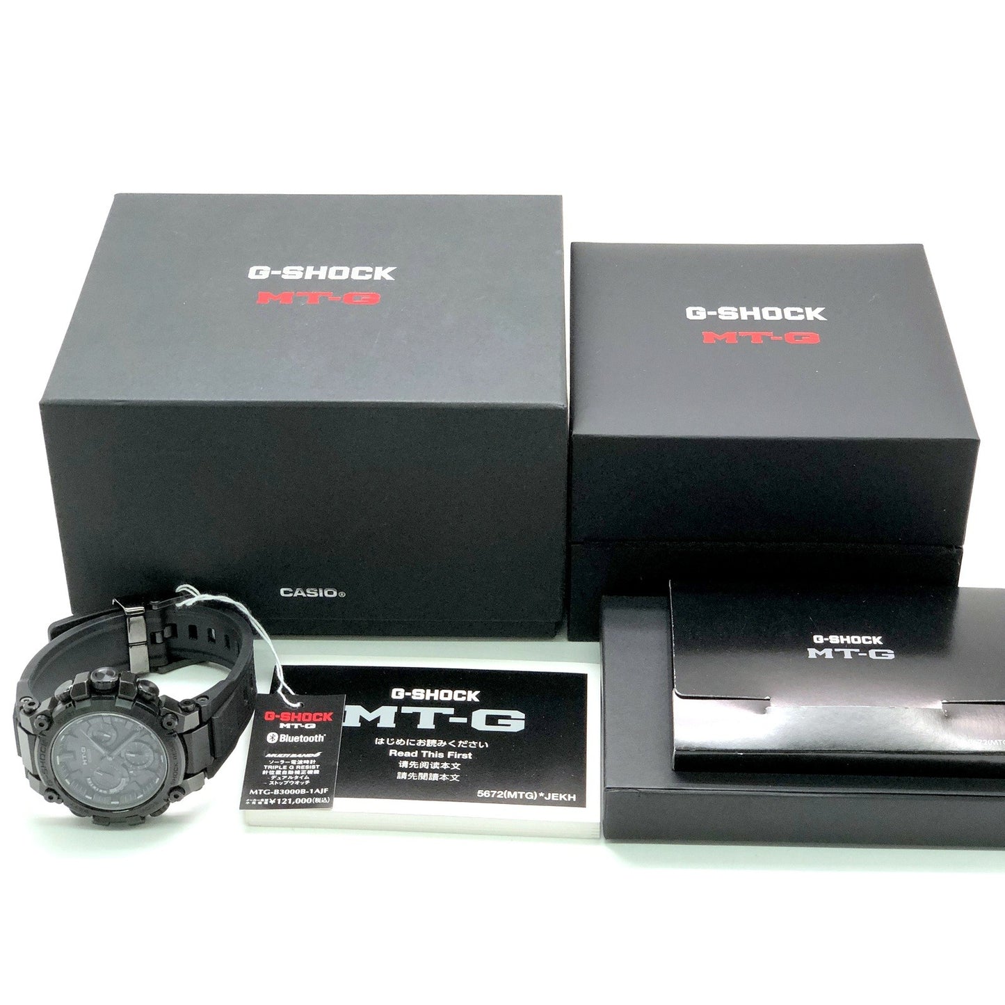 MTG-B3000B-1A MT-G 電波ソーラー Bluetooth搭載モデル