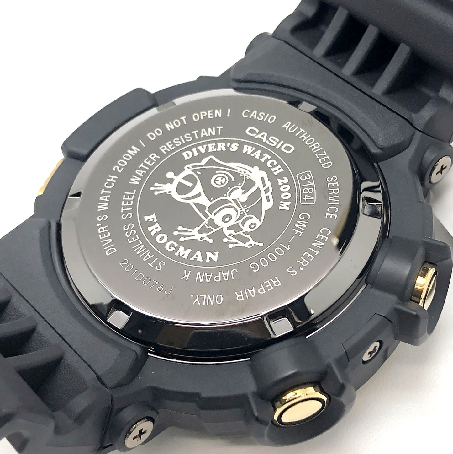 GWF-1000G-1 フロッグマン 電波ソーラー黒金蛙