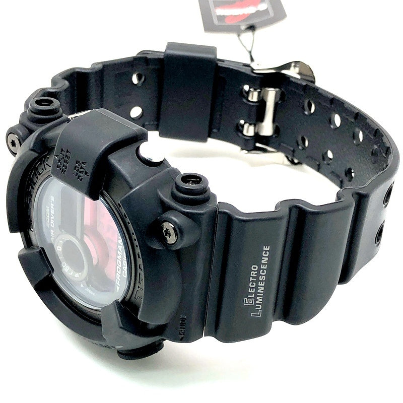 DW-8200BK-1 フロッグマン リアルブラック レッド液晶