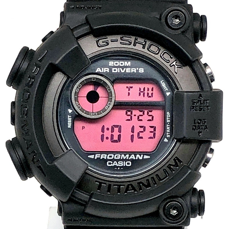 DW-8200BK-1 フロッグマン リアルブラック レッド液晶