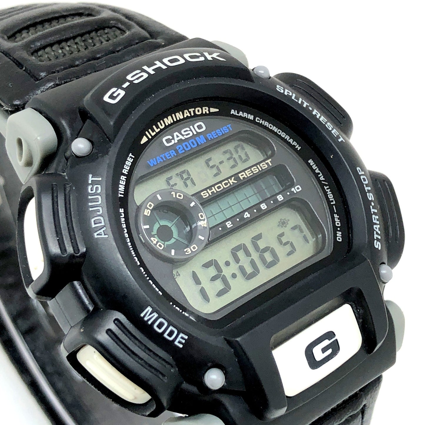 DW-9000B-1B8V 合成皮革バンド 海外モデル