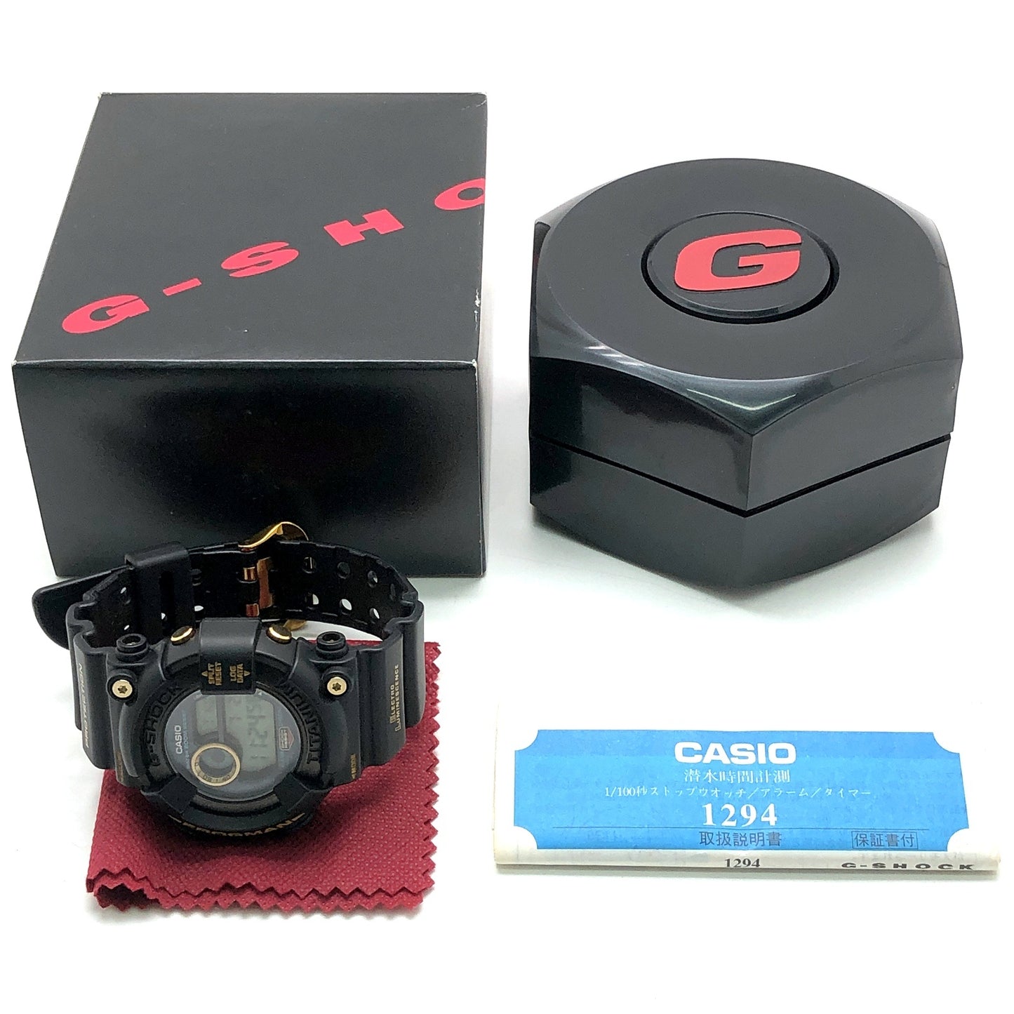 DW-8200B-9A ゴールドチタンフロッグマン 黒金蛙