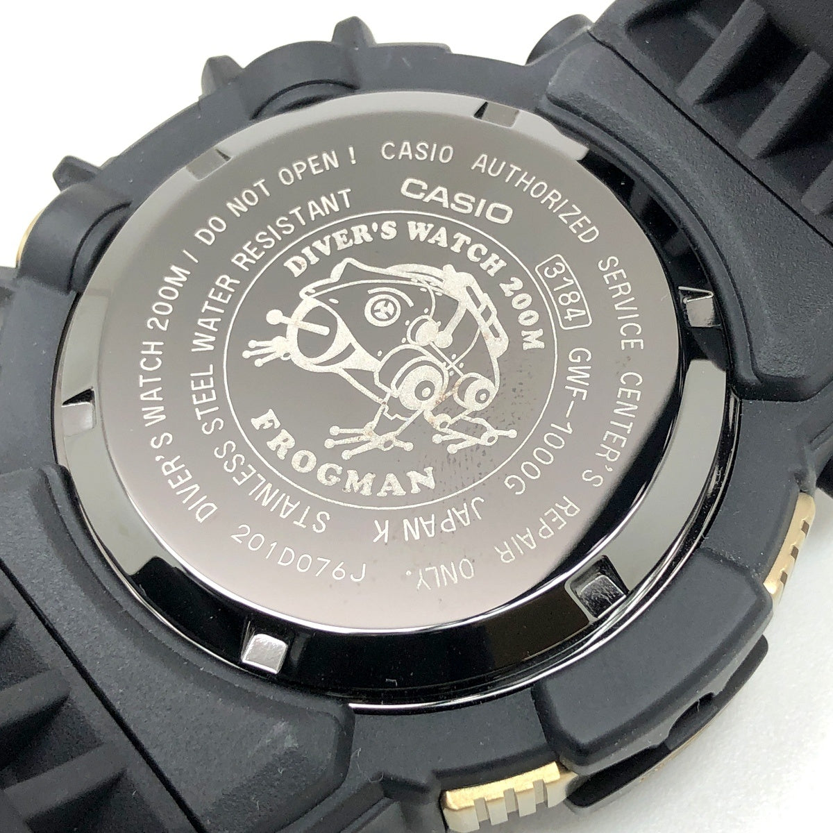 GWF-1000G-1 フロッグマン 電波ソーラー黒金蛙