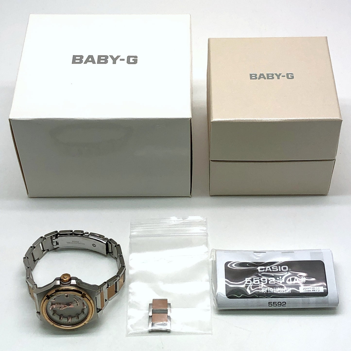 MSG-W300SG-4A BABY-G G-MS 電波ソーラー ピンクゴールド