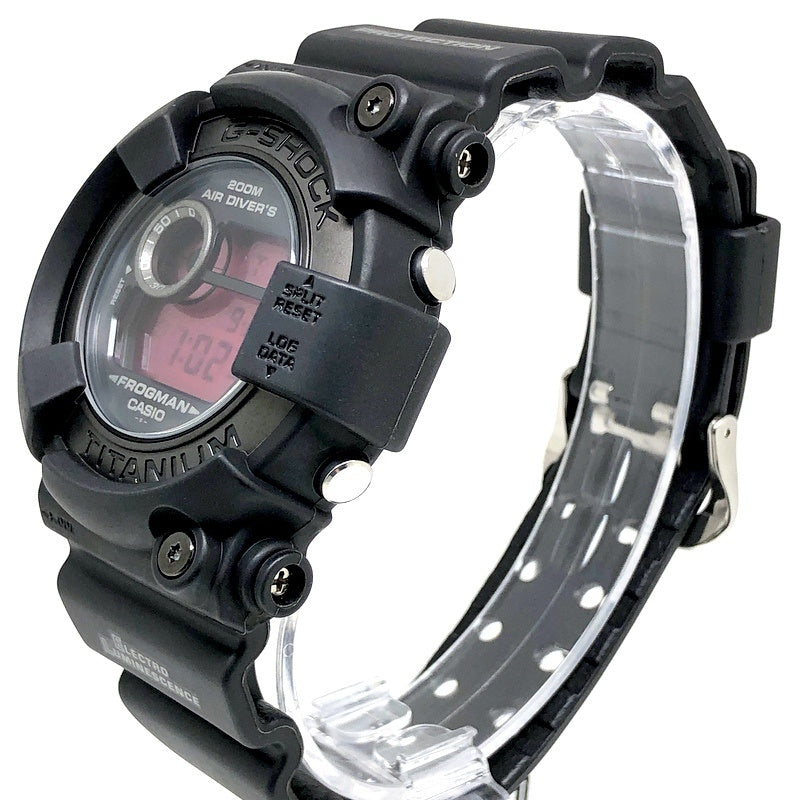 DW-8200BK-1 フロッグマン リアルブラック レッド液晶