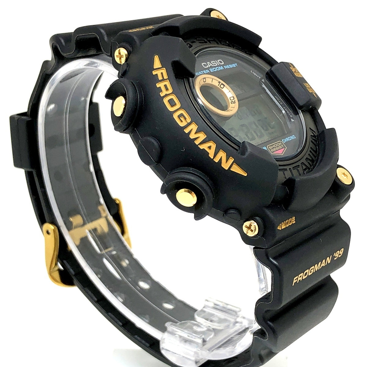 DW-8200BU-9AT フロッグマン99 黒金 潜水蛙EL
