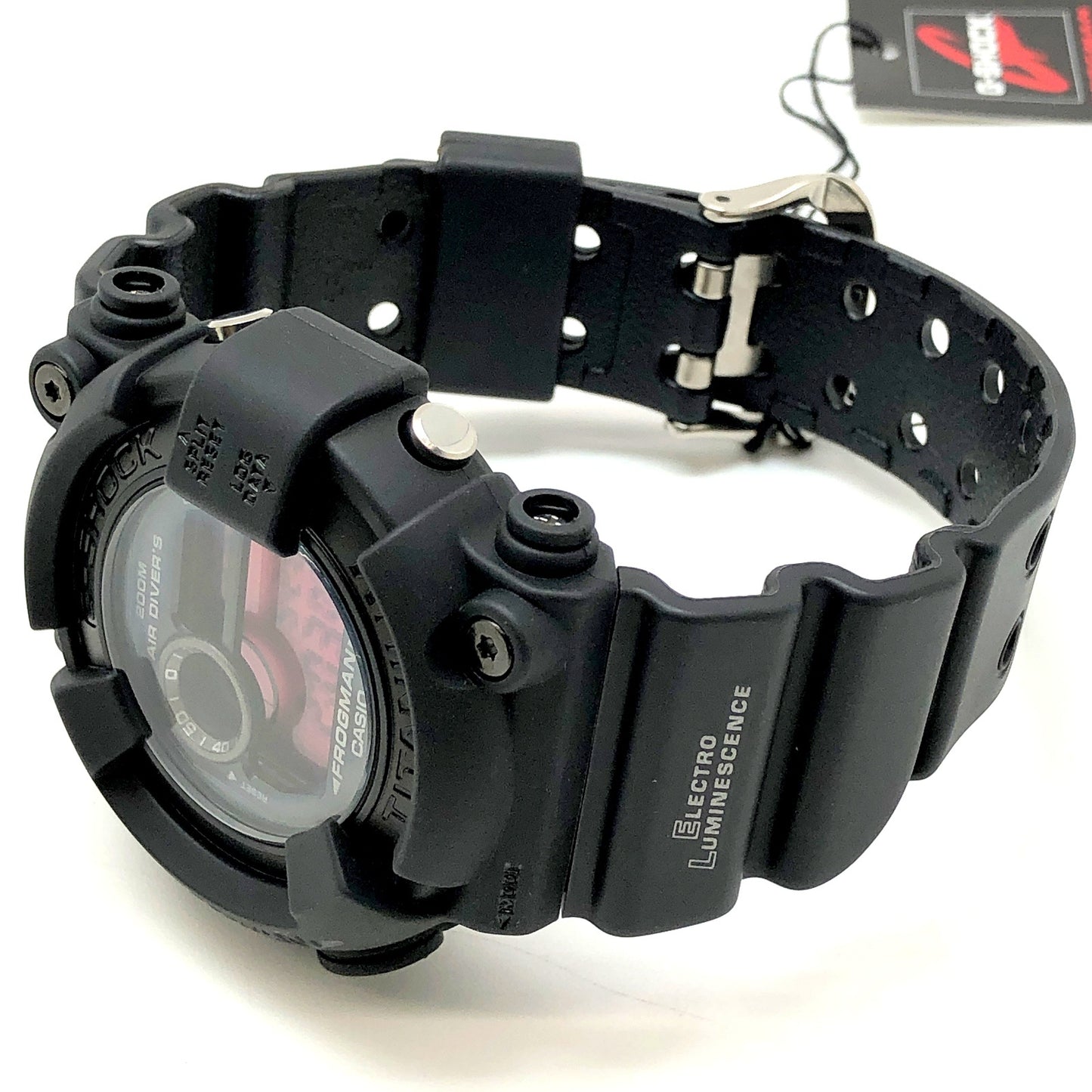 DW-8200BK-1 フロッグマン リアルブラック レッド液晶