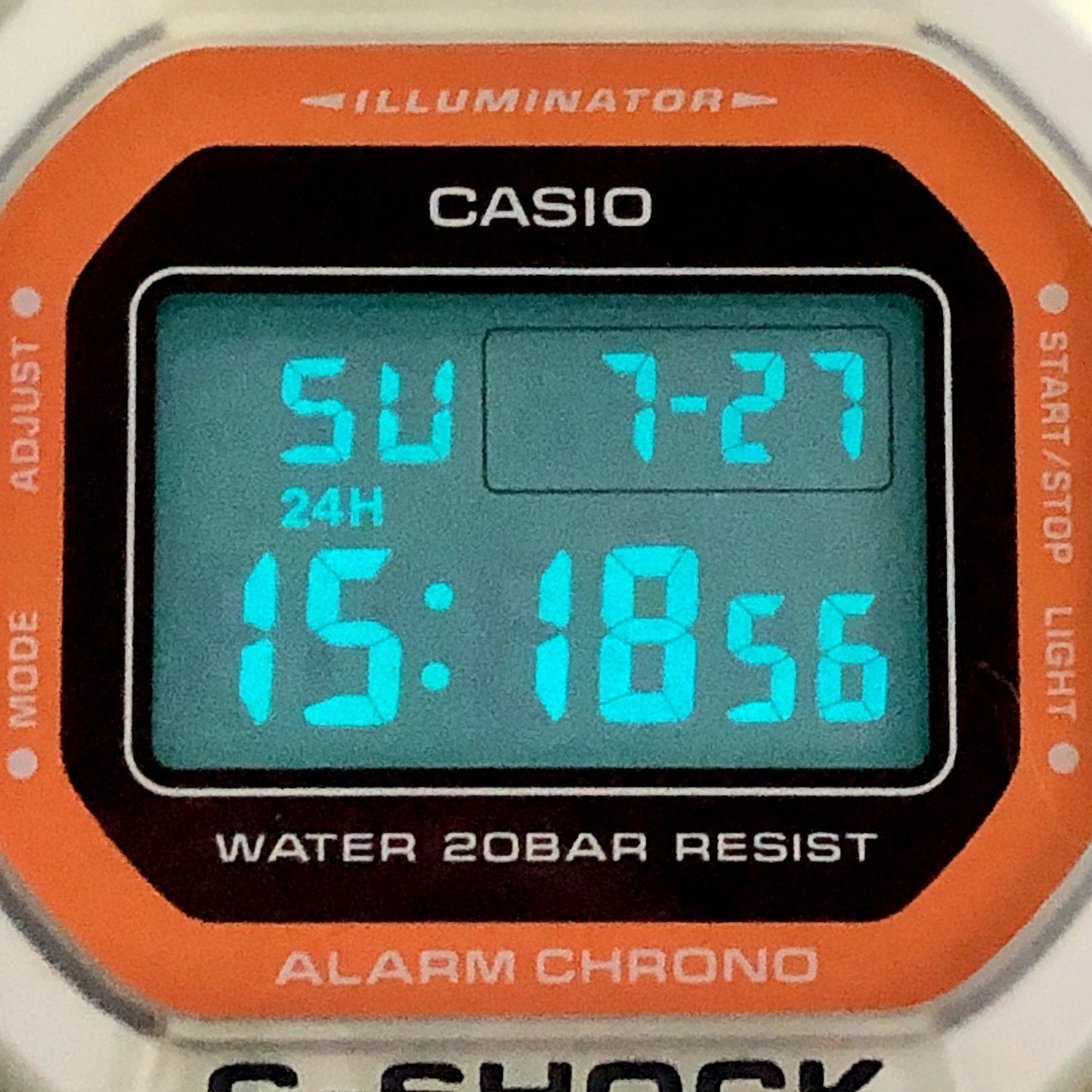 DW-5600LS-7 カラースケルトンシリーズ