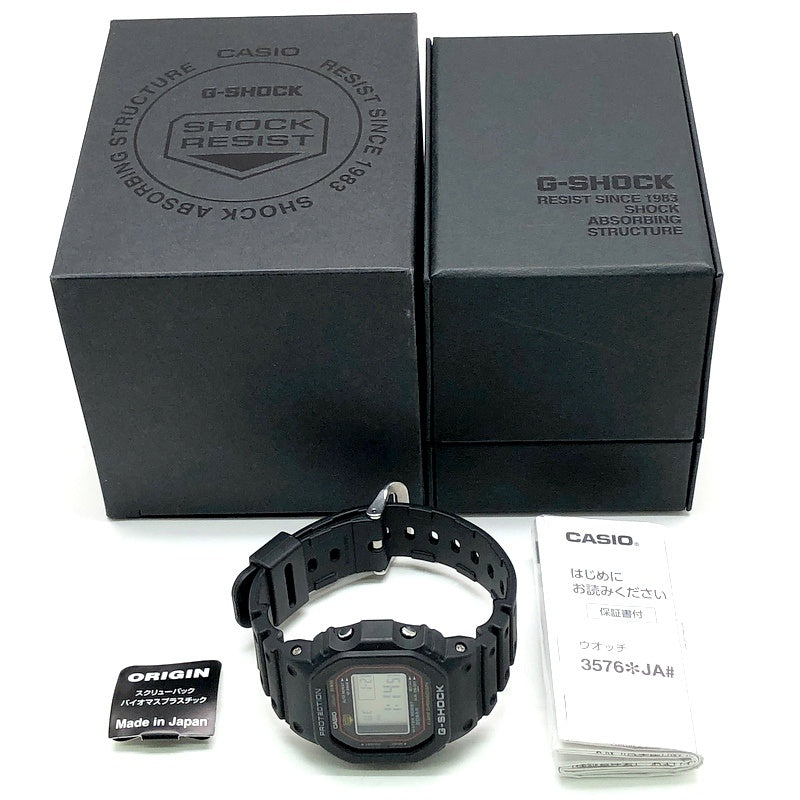 DW-5000R-1A 初代復刻 フラットベゼル採用モデル