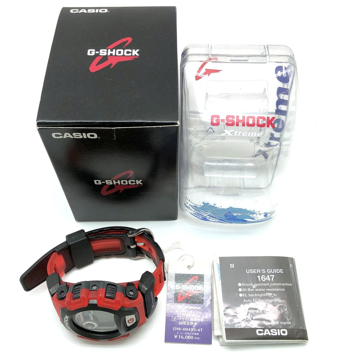 DW-004XS-4T エクストリーム レッドスケルトン