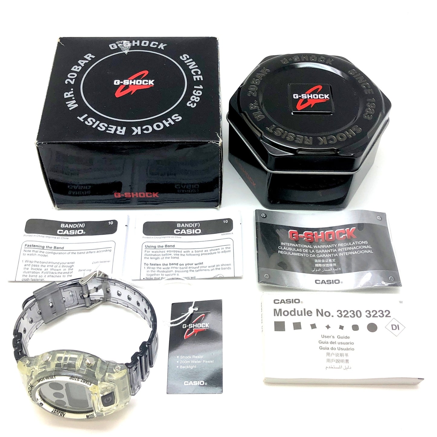 DW-6900SK-1 クリアスケルトン