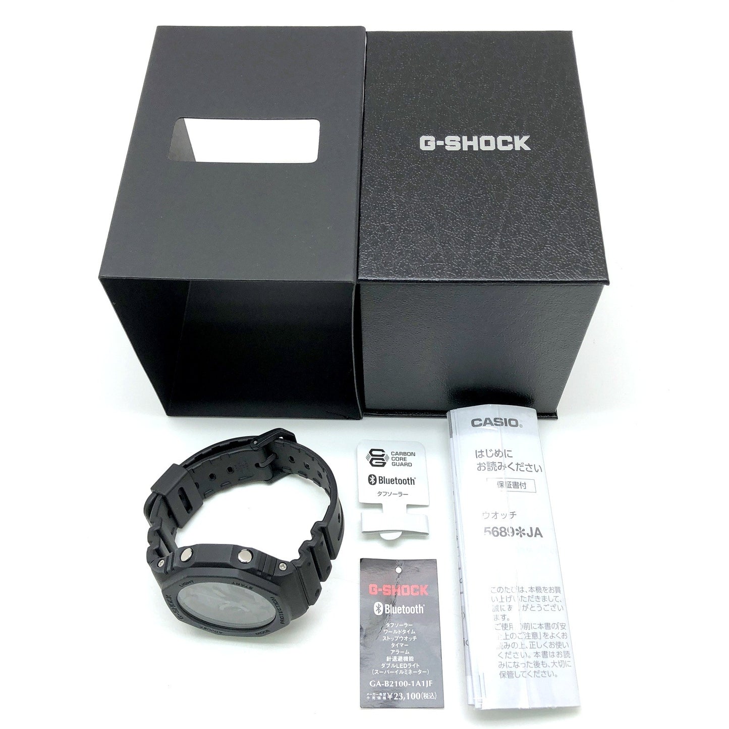 GA-B2100-1A1 Bluetooth通信機能搭載 オールブラック
