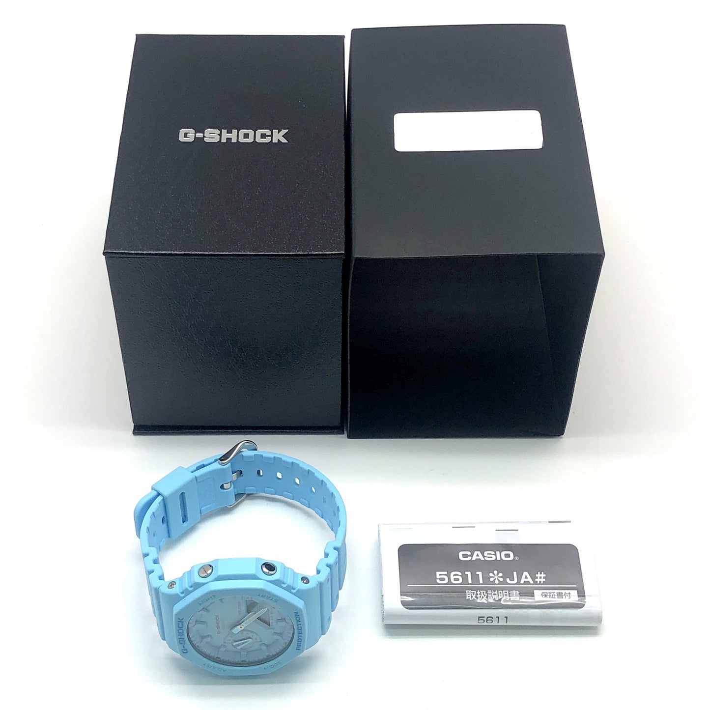 GA-2100-2A2 カシオーク オクタゴン ライトブルー ワントーン